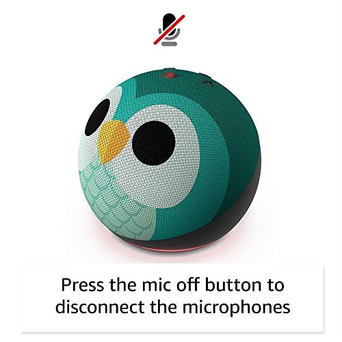 Amazon Echo Dot Kids (5th Gen, 2022 Release) with Alexa - Fire Dragon