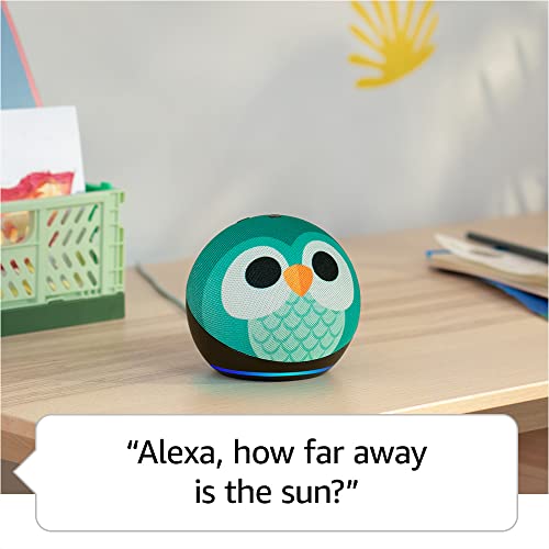 Amazon Echo Dot Kids (5th Gen, 2022 Release) with Alexa - Fire Dragon