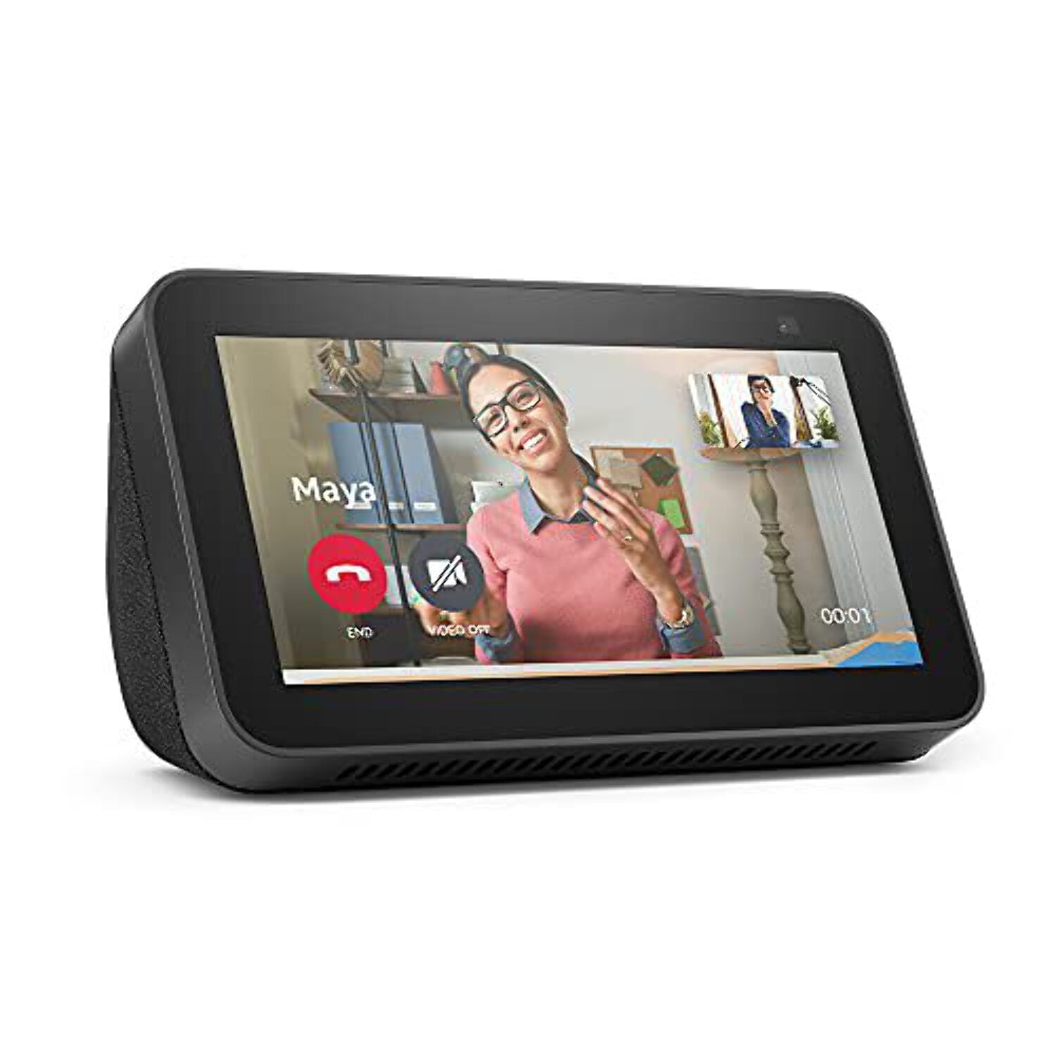 All-New Echo Show 5 (2nd Gen) | Smart Display With Alexa and 2 MP Camera | Charcoal OPEN BOX
