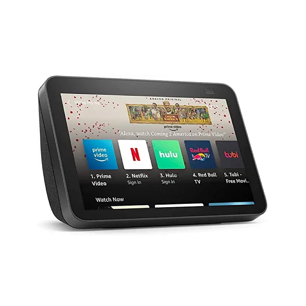 Amazon Echo Show 8 2nd Smart Home Hub, Alexa, IEEE 802.11a/b/g/n/ac, Bluetooth, USB, Charcoal