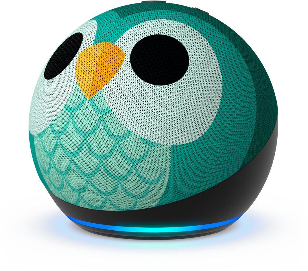 All-New Echo Dot (5th Gen, 2022 release) Kids | Designed for kids - Owl