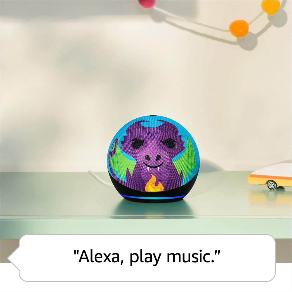 All-New Echo Dot (5th Gen, 2022 release) Kids | Designed for kids - Owl
