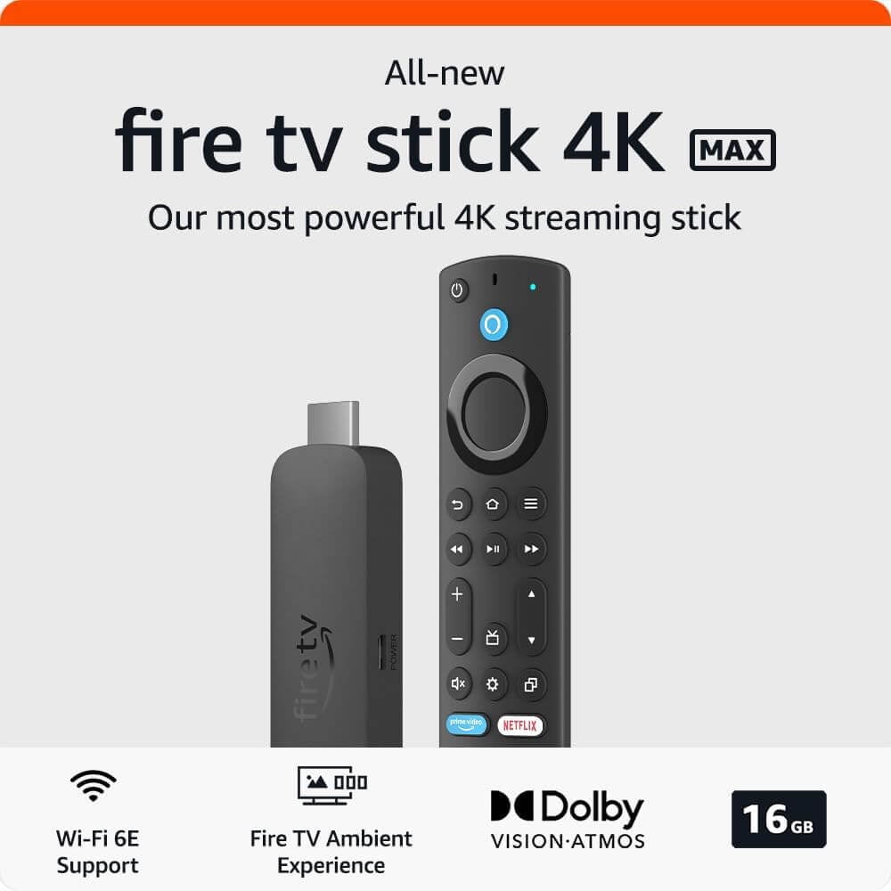 Amazon FIRETVSTK4K3 Fire TV Stick 4K Streaming Device