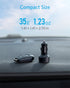 Anker Car Charger USB C, 35W 2-Port Compact Type C Car Charger with 20W Power Delivery and 15W PowerIQ 2.0, PowerDrive PD 2 Car Charger for iPhone 12 / 11 / X /8, Pixel 3/2/XL