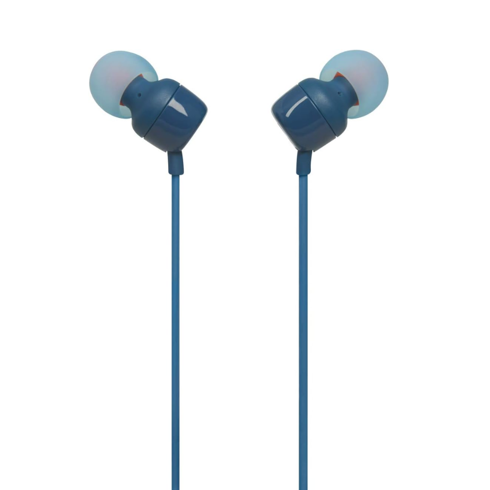 JBL - TUNE 110 Wired In-Ear Headphones - Blue