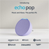 Amazon Echo Pop Smart Speaker with Alexa - Lavender Bloom