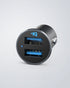 Anker PowerDrive 2 Alloy Car Charger, Black