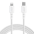 Anker PowerLine Select + USB-C Cable with Lightning Connector 6ft, Apple MFi Certified - White